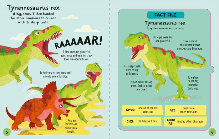 9781805076667 Usborne Slot-together Dinosaurs Book [4]