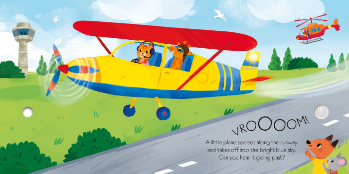 9781805312758 Usborne Lights and Sounds Planes and Helicopters [2]