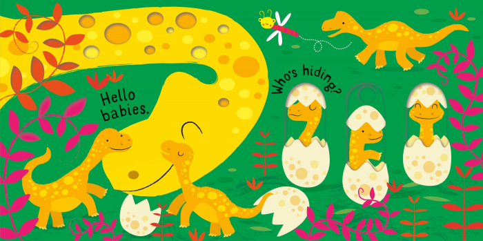 9781805079507 Usborne Slide and See Dinosaurs [3]