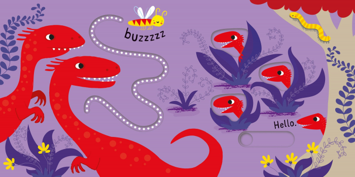 9781805079507 Usborne Slide and See Dinosaurs [4]