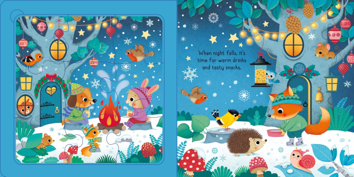 9781835409220 Usborne Winter Wonderland Story Jigsaw Book [3]