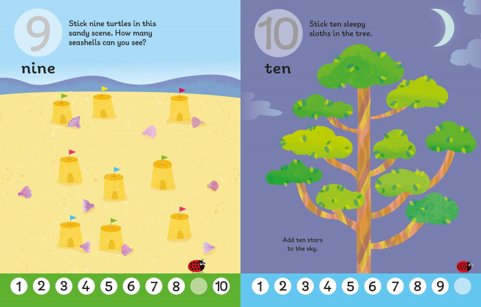 9781803702780 Usborne First Sticker Book 123 [2]