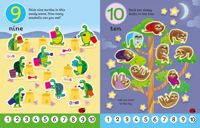 9781803702780 Usborne First Sticker Book 123 [4]