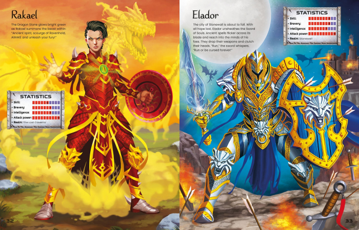 9781805319245 Build Your Own Dragons and Fantasy Warriors Sticker Book [7]