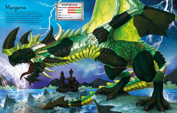 9781805319245 Build Your Own Dragons and Fantasy Warriors Sticker Book [4]
