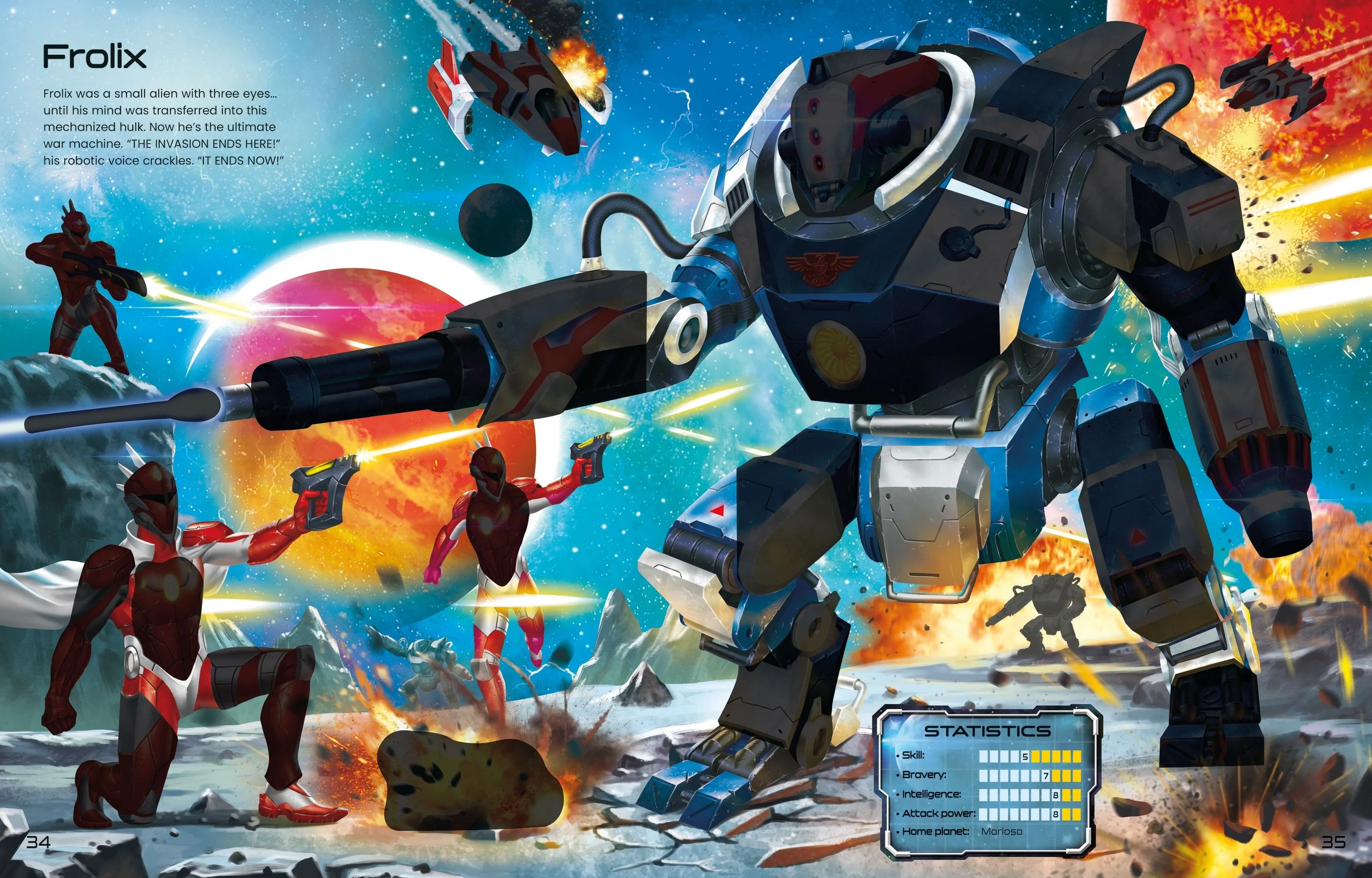 9781805076858 Build Your Own Aliens and Space Warriors Sticker Book [4]