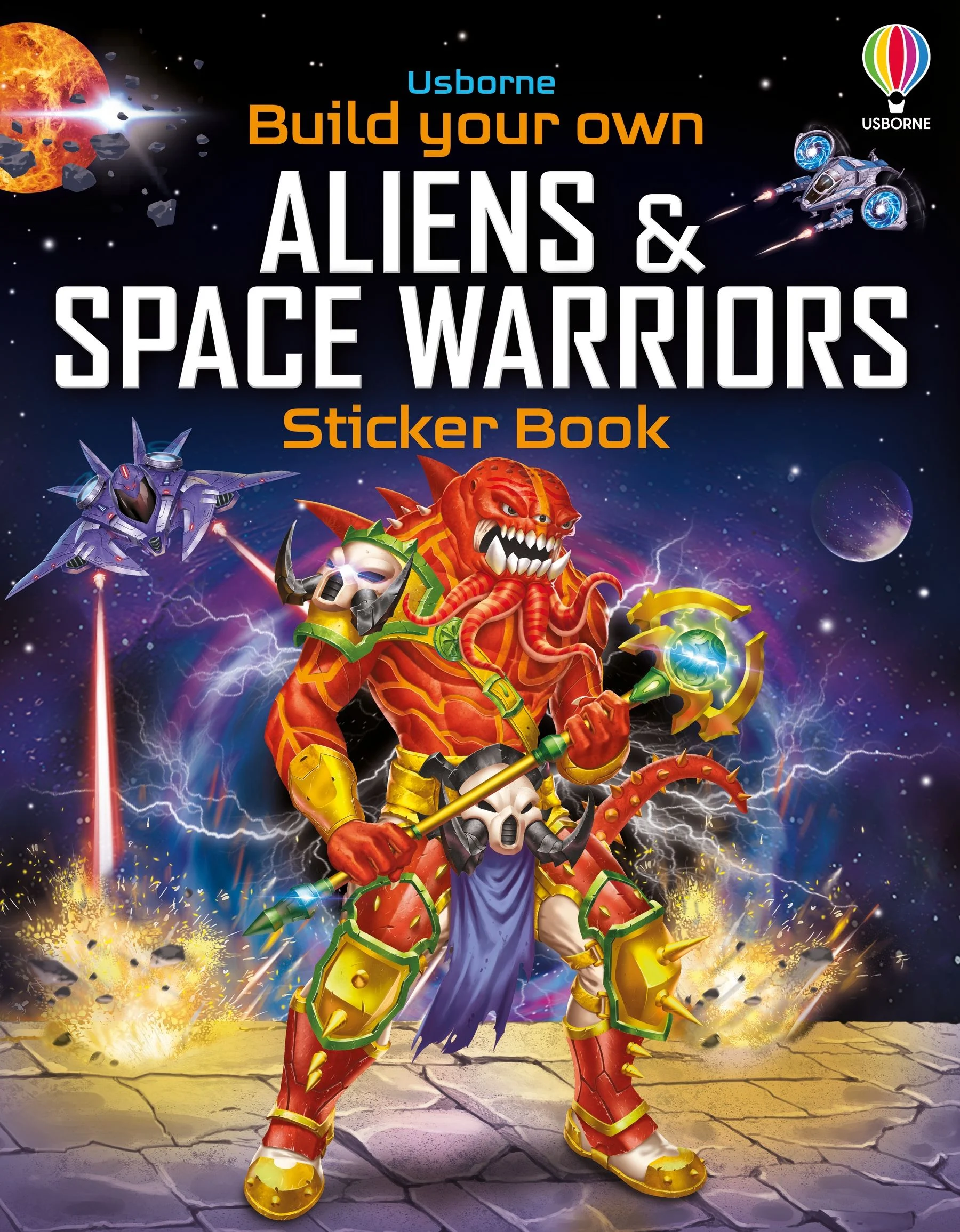 9781805076858 Build Your Own Aliens and Space Warriors Sticker Book [1]