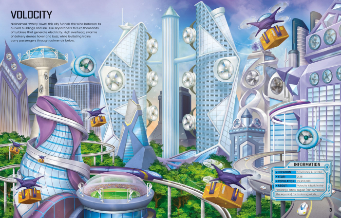 9781803700755 Build Your Own Futuristic Cities Sticker Book [3]