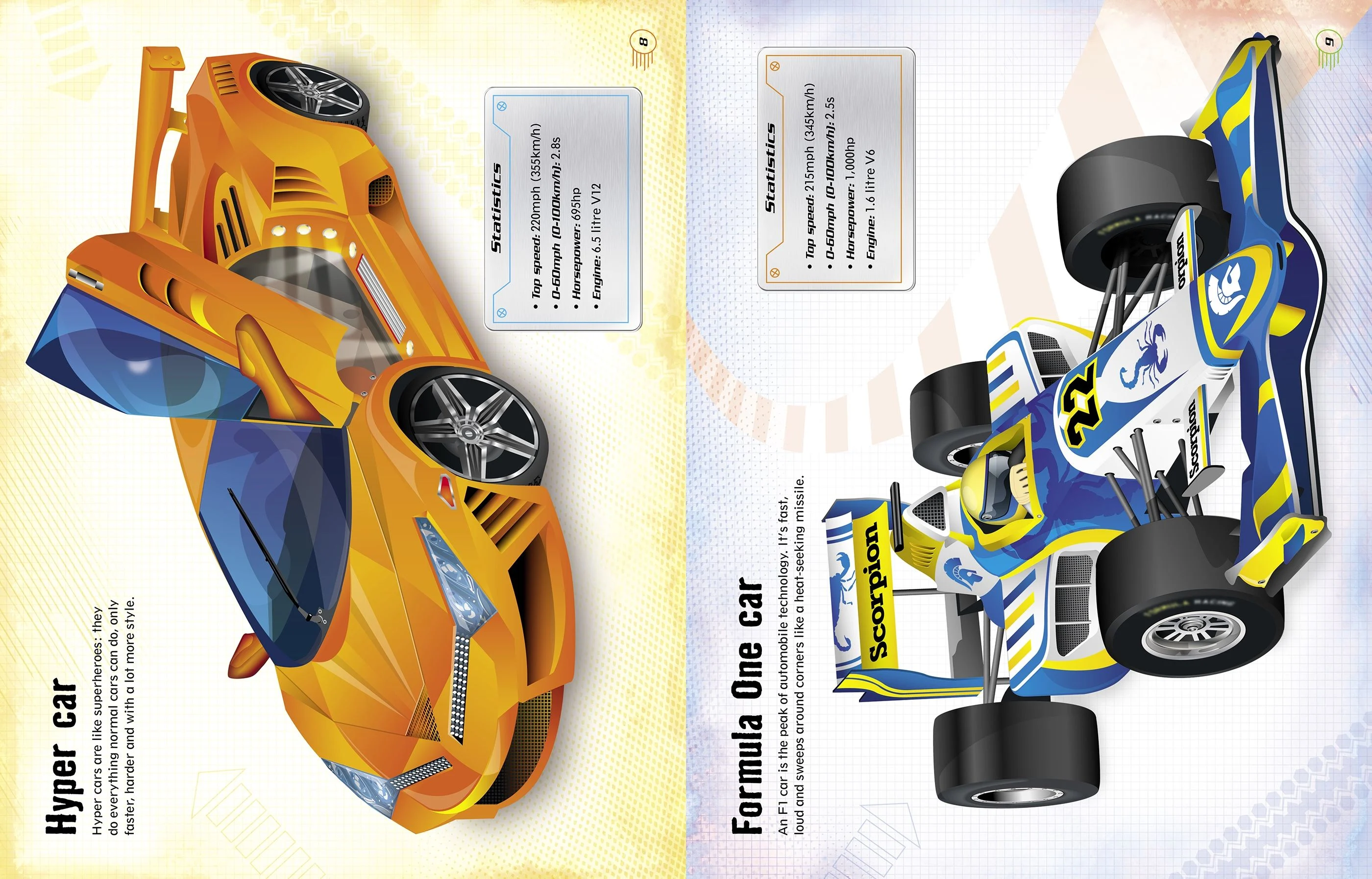 9781409555384 Usborne Build your own Cars Sticker book [4]