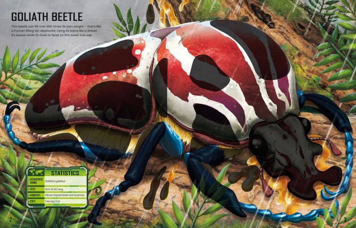 9781805312291 Usborne Build Your Own Giant Bugs Sticker Book [2]