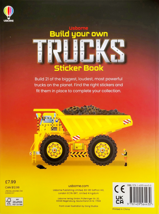 9781409564430 Build Your Own Trucks Sticker Book [4]