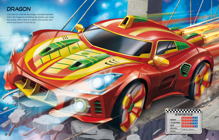 Carte cu stickers construieste propria masina!, "Build Your Own Supercars Sticker Book", Usborne [3]
