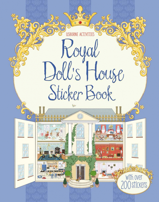 Carte cu stickers Palat, 200 stickers, "Royal Doll's House Sticker Book", Usborne [1]