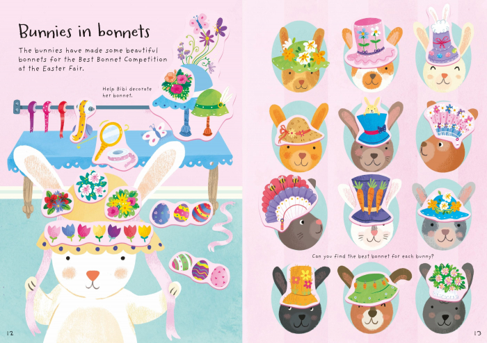9781474990936 Usborne Little First Stickers Bunnies [4]