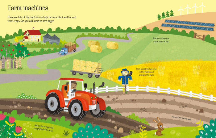 9781474986601 Usborne First Sticker Book Farm [3]