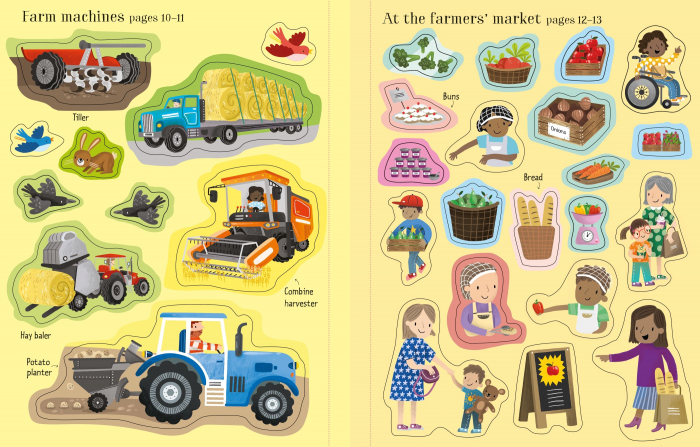 9781474986601 Usborne First Sticker Book Farm [2]