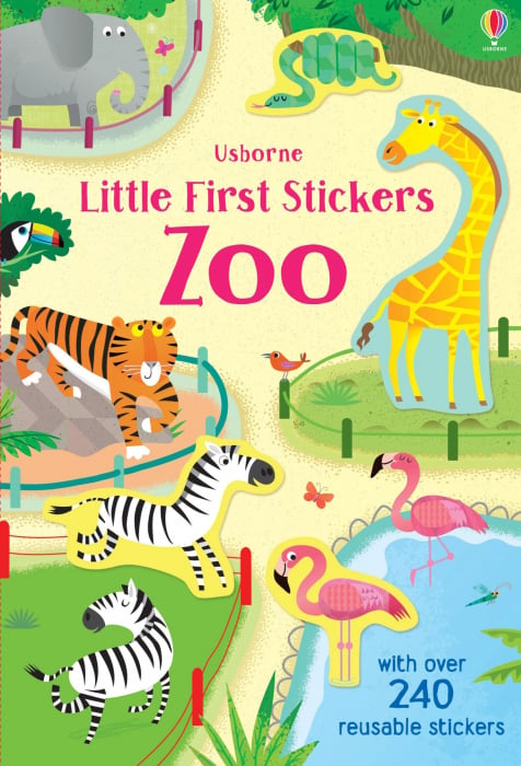 Carte cu stickers Zoo, format mic, 240 stickers, "Little First Stickers Zoo", Usborne [1]