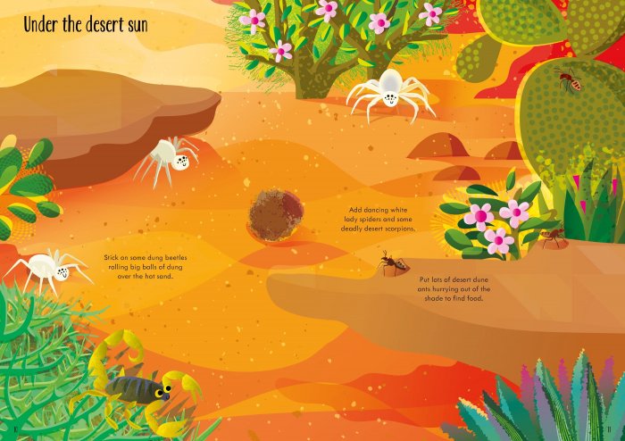 9781474986557 Usborne Little First Stickers Bugs [4]