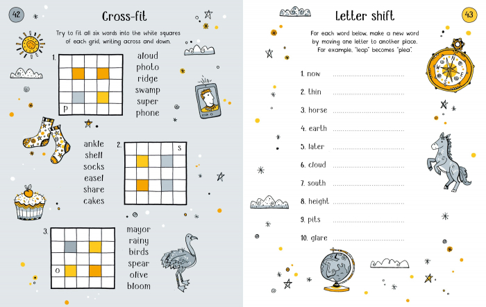 9781801315821 Usborne 100 Children's Word Puzzles and Games [3]