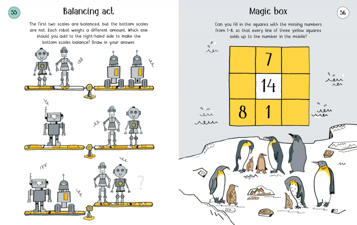 9781805313069 Usborne 100 Children's Number Puzzles and Games [6]