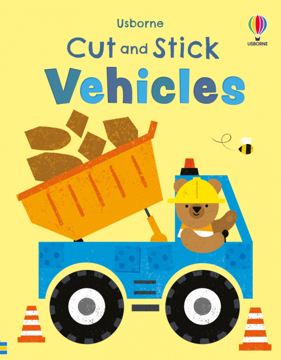 9781805077138 Usborne Cut and Stick Vehicles [1]