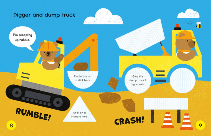 9781805077138 Usborne Cut and Stick Vehicles [2]