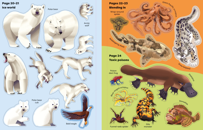 9781805076803 Usborne Big Sticker Book Deadly Animals [4]