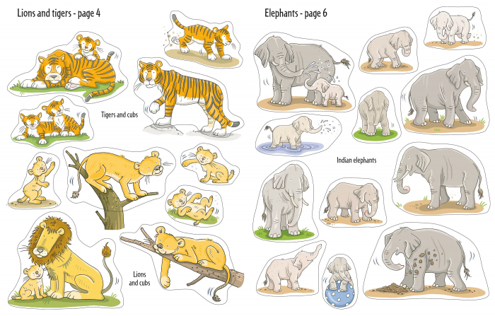 9781836041146 Usborne Big Sticker Book of Animals [6]
