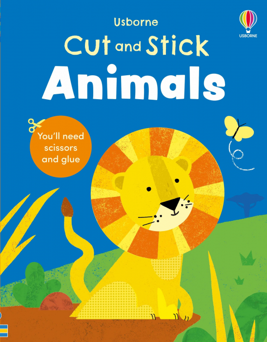 9781805077121 Usborne Cut and Stick Animals [1]