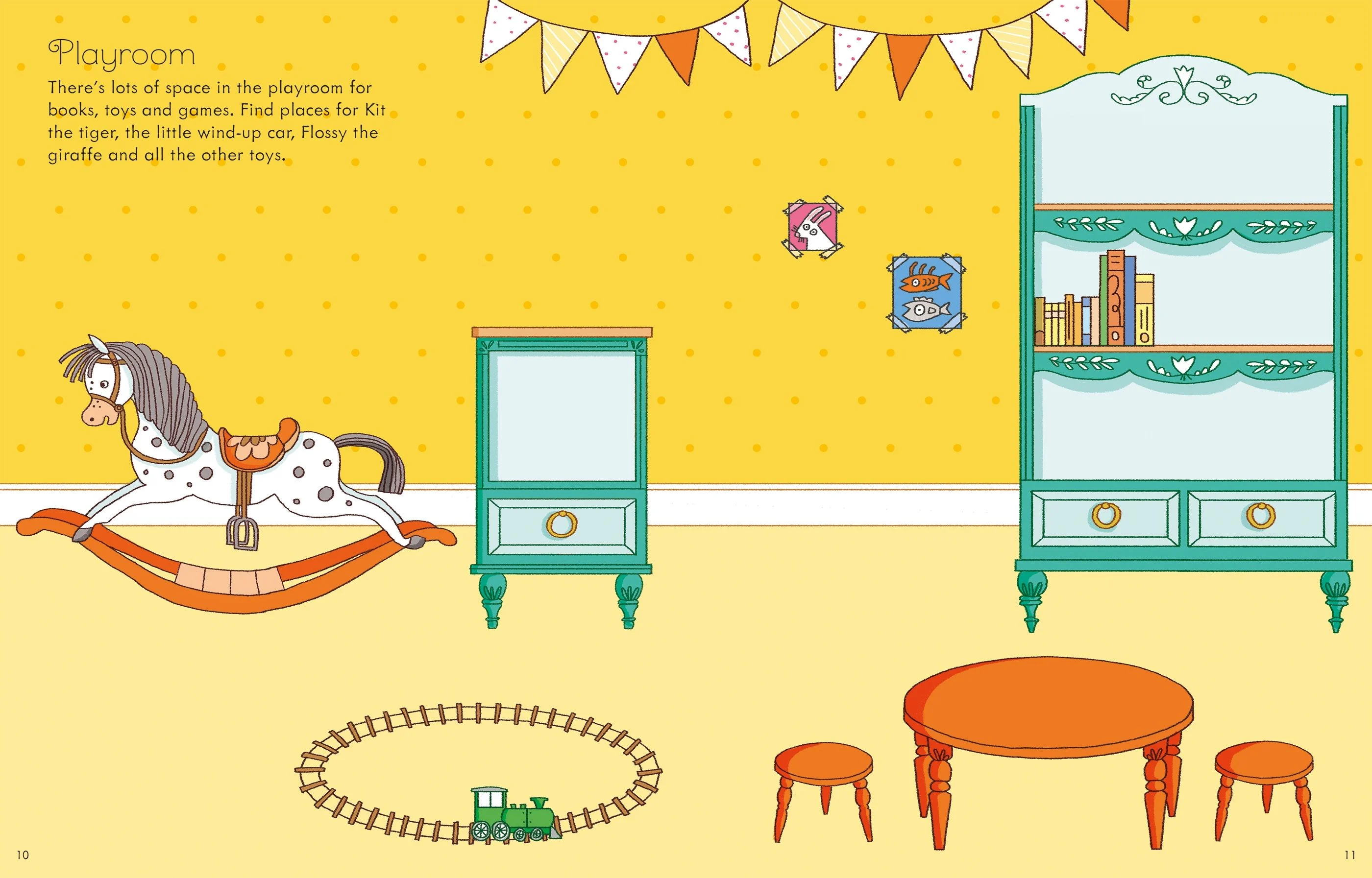 9781805077398 Usborne First Sticker Book Doll's House [2]