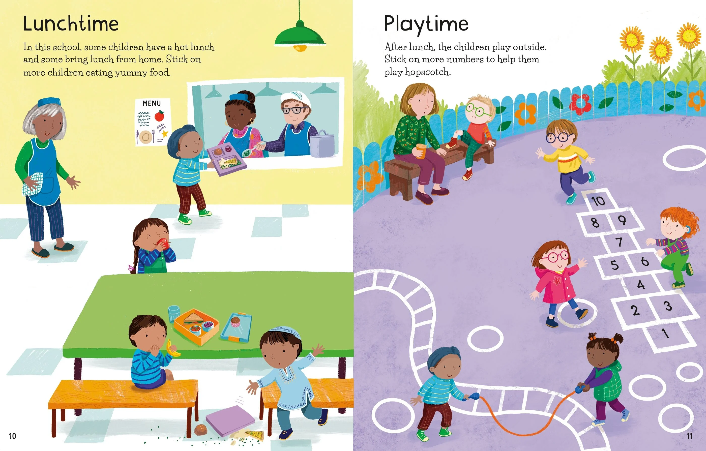 9781803702735 Usborne First Sticker Starting School [2]