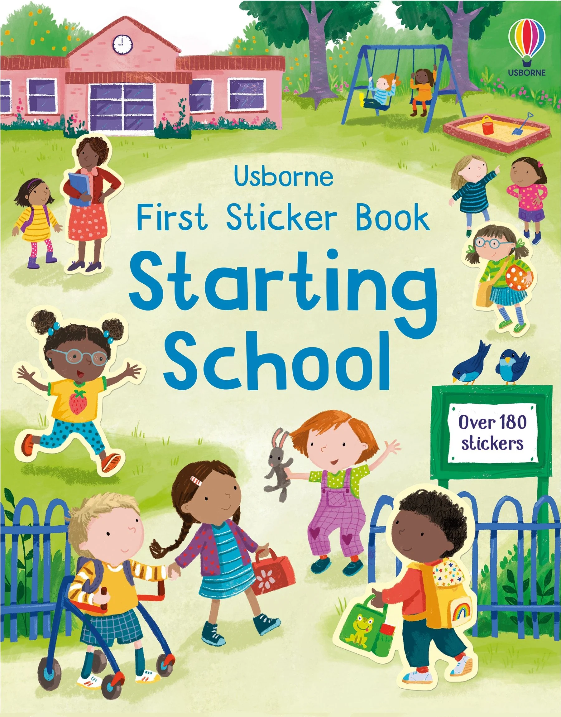 9781803702735 Usborne First Sticker Starting School [1]
