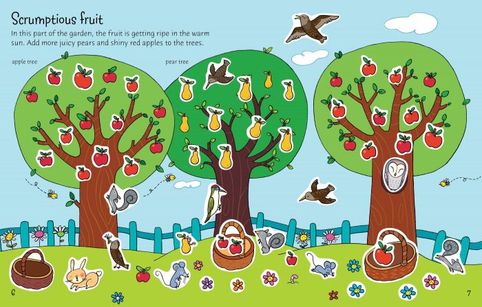 9781409564652 Usborne First Sticker Book Garden [7]