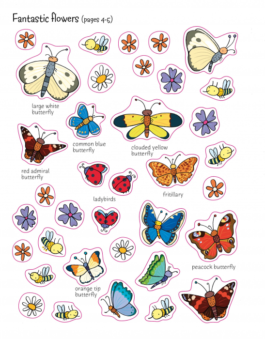 9781409564652 Usborne First Sticker Book Garden [3]