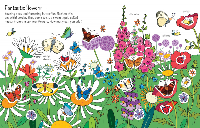 9781409564652 Usborne First Sticker Book Garden [4]