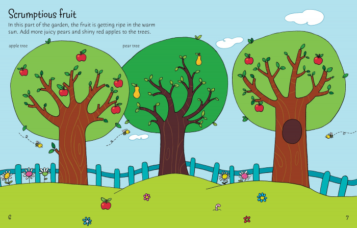 9781409564652 Usborne First Sticker Book Garden [5]