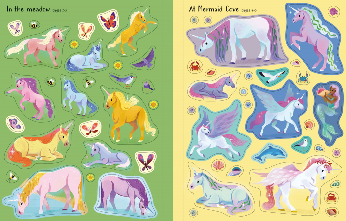 9781803709895 Usborne First Sticker Book Unicorns [3]