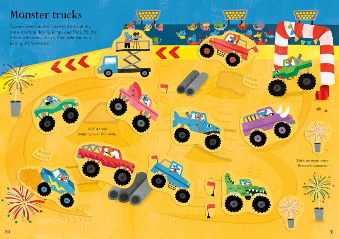 9781836042990 Usborne My First Sticker Book Big Machines [4]
