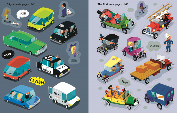 9781805077381 Usborne First Sticker Book Cars [3]