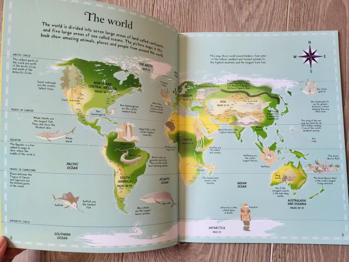 9781409550013 Usborne Sticker Picture Atlas of the World [2]