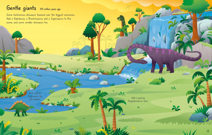 9781803709888 Usborne First Sticker Book T. Rex [6]