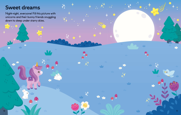 9781836043843 Usborne Cute Stickers Unicorns [6]