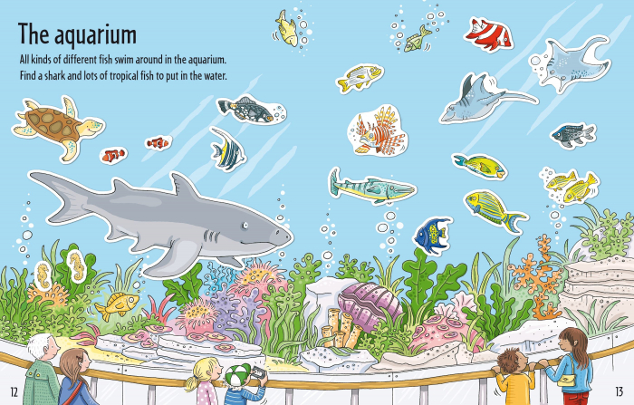 9781409523130 Usborne First Sticker Book Zoo [5]