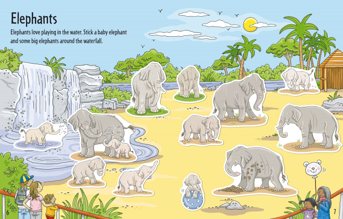 9781409523130 Usborne First Sticker Book Zoo [3]