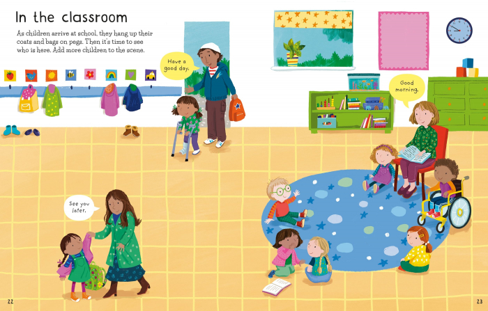 9781835409534 Usborne First Sticker Book First Experiences [4]