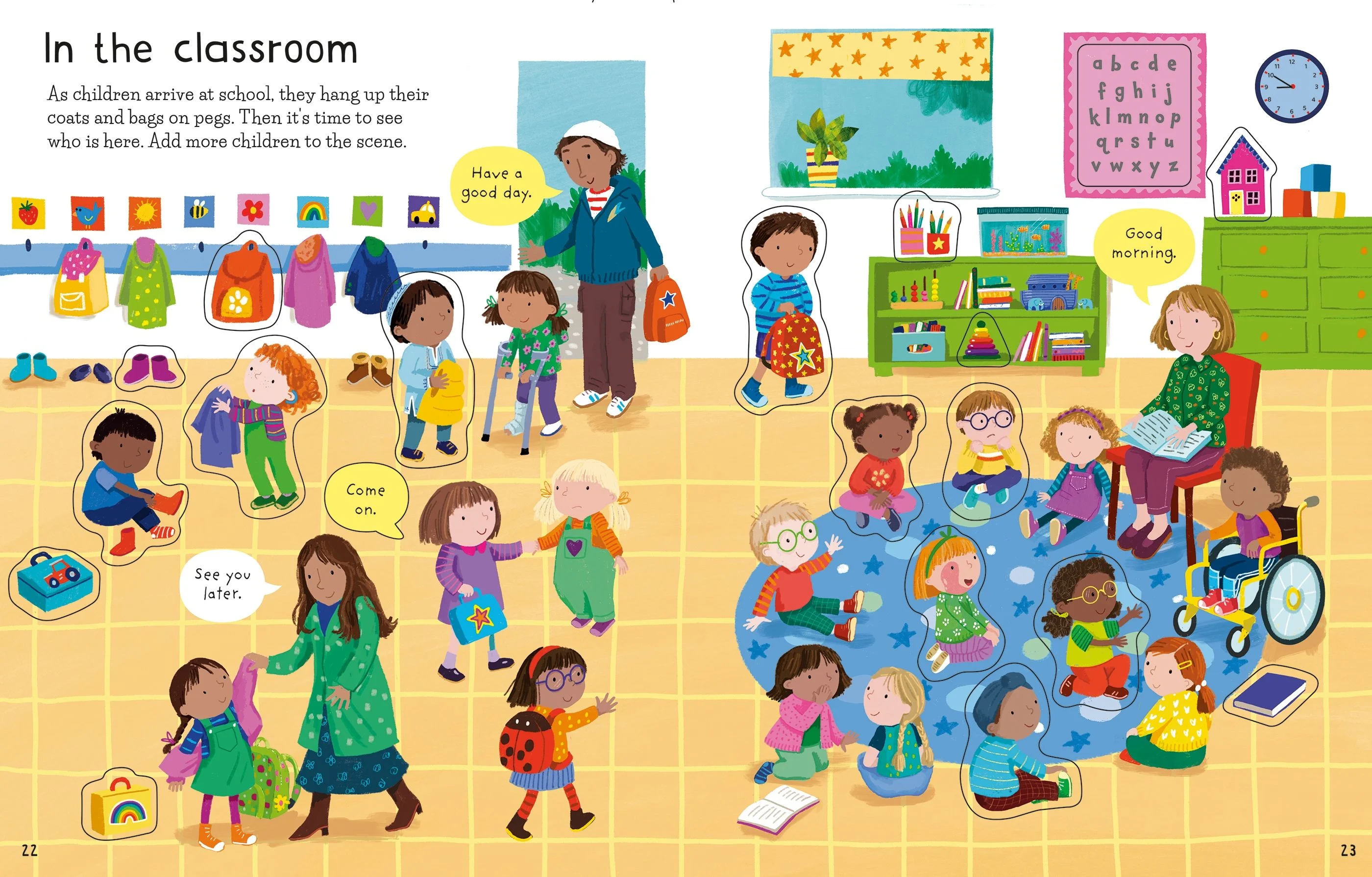 9781835409534 Usborne First Sticker Book First Experiences [5]