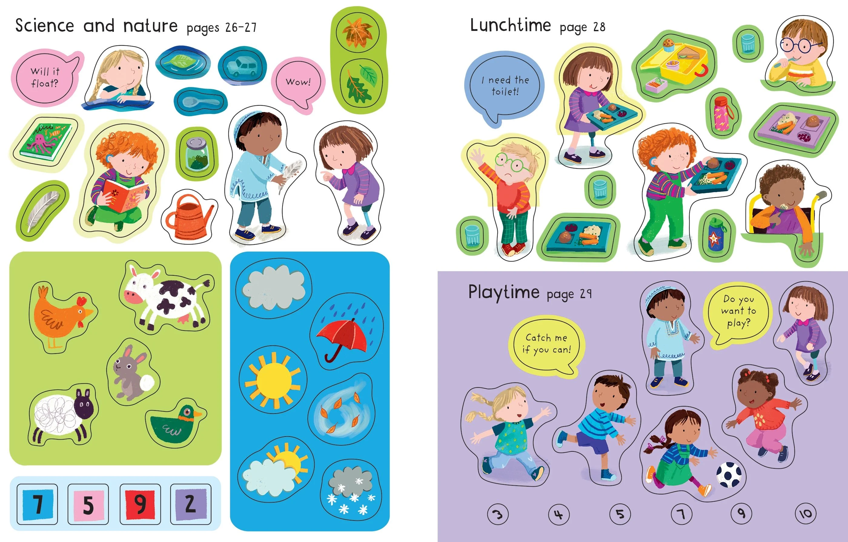 9781835409534 Usborne First Sticker Book First Experiences [8]