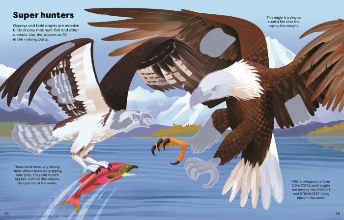 9781836042464 Usborne Shimmery Stickers Birds [2]