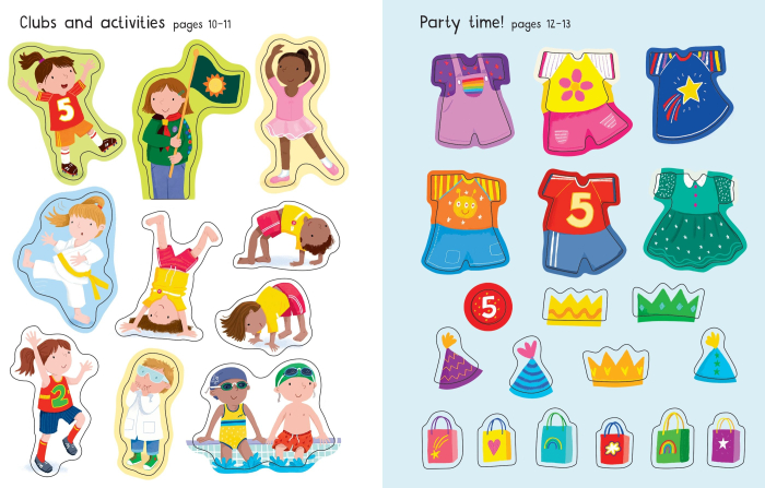9781836041597 Usborne First Sticker Book Getting Dressed [6]