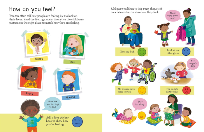 9781803702742 Usborne First Sticker Book Feelings [3]